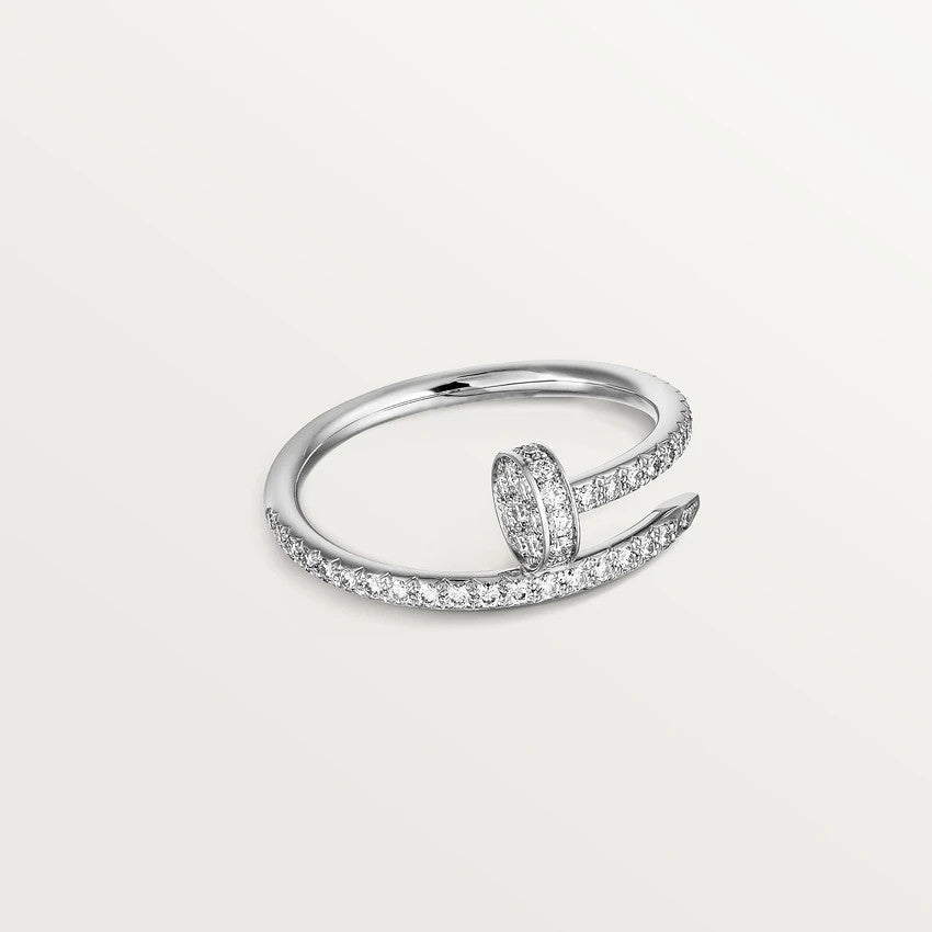[Vicky]JUSTE RING 1,8MM SILBER DIAMANTEN