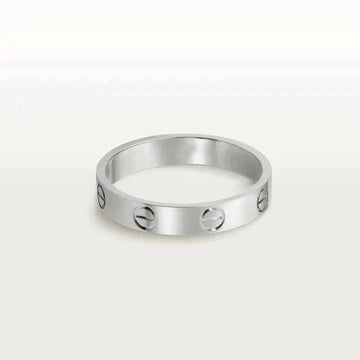 [Royal&Vicky]LOVE RING 4MM 1 DIAMOND SILVER